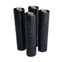 Black Pallet Wrap 500mm x 400mtres x 23mu
