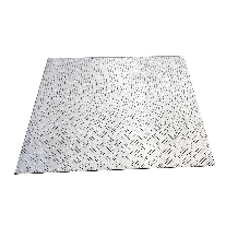 Aluminum checker plate 1.00 x 1.00 Meter