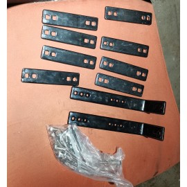 Car side awning mounting kit