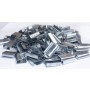 Strapping fastening clips