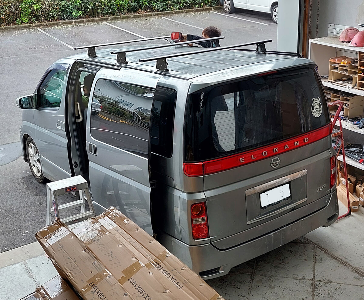 nissan elgrand roof rack