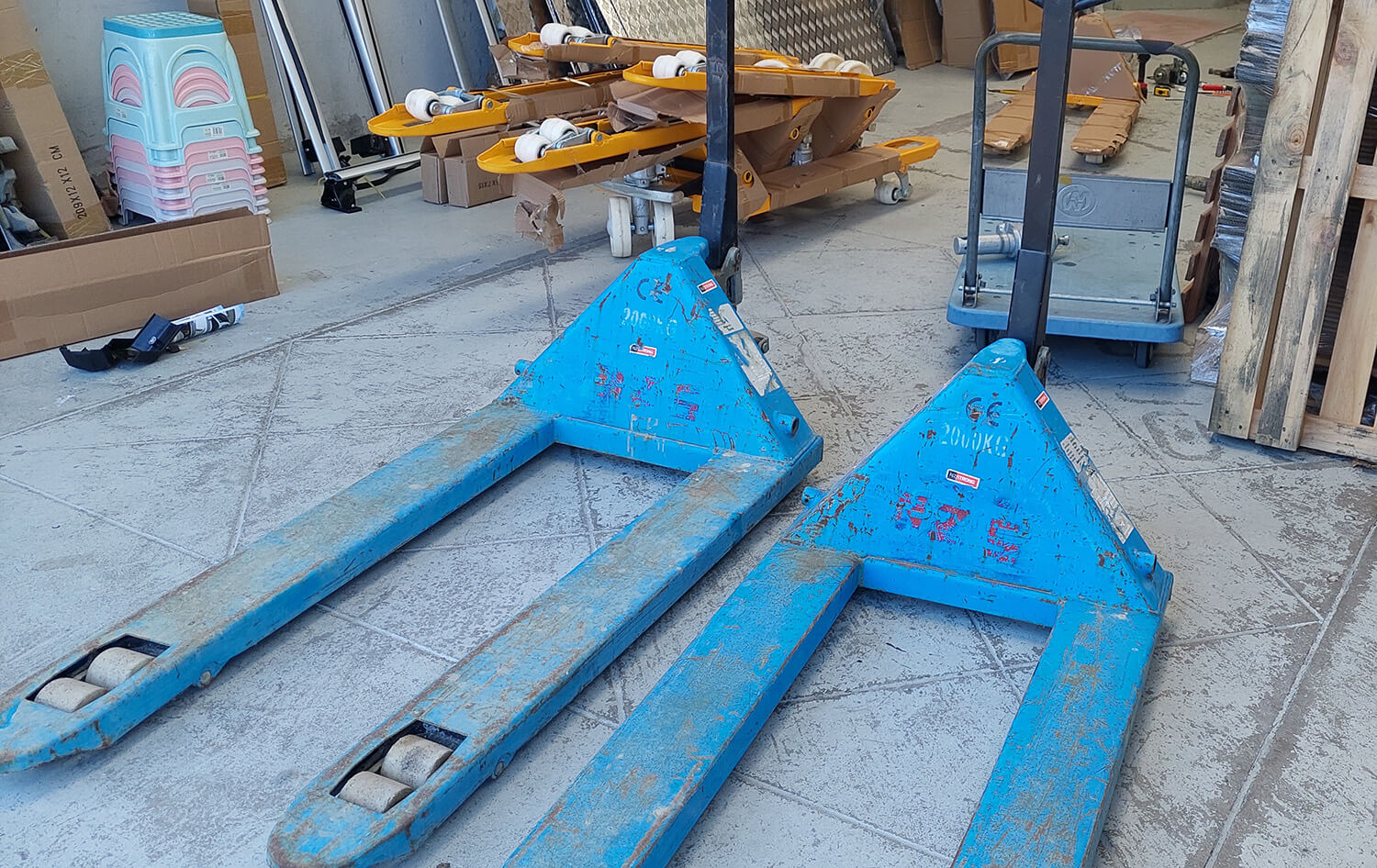 Repair pallet jack 