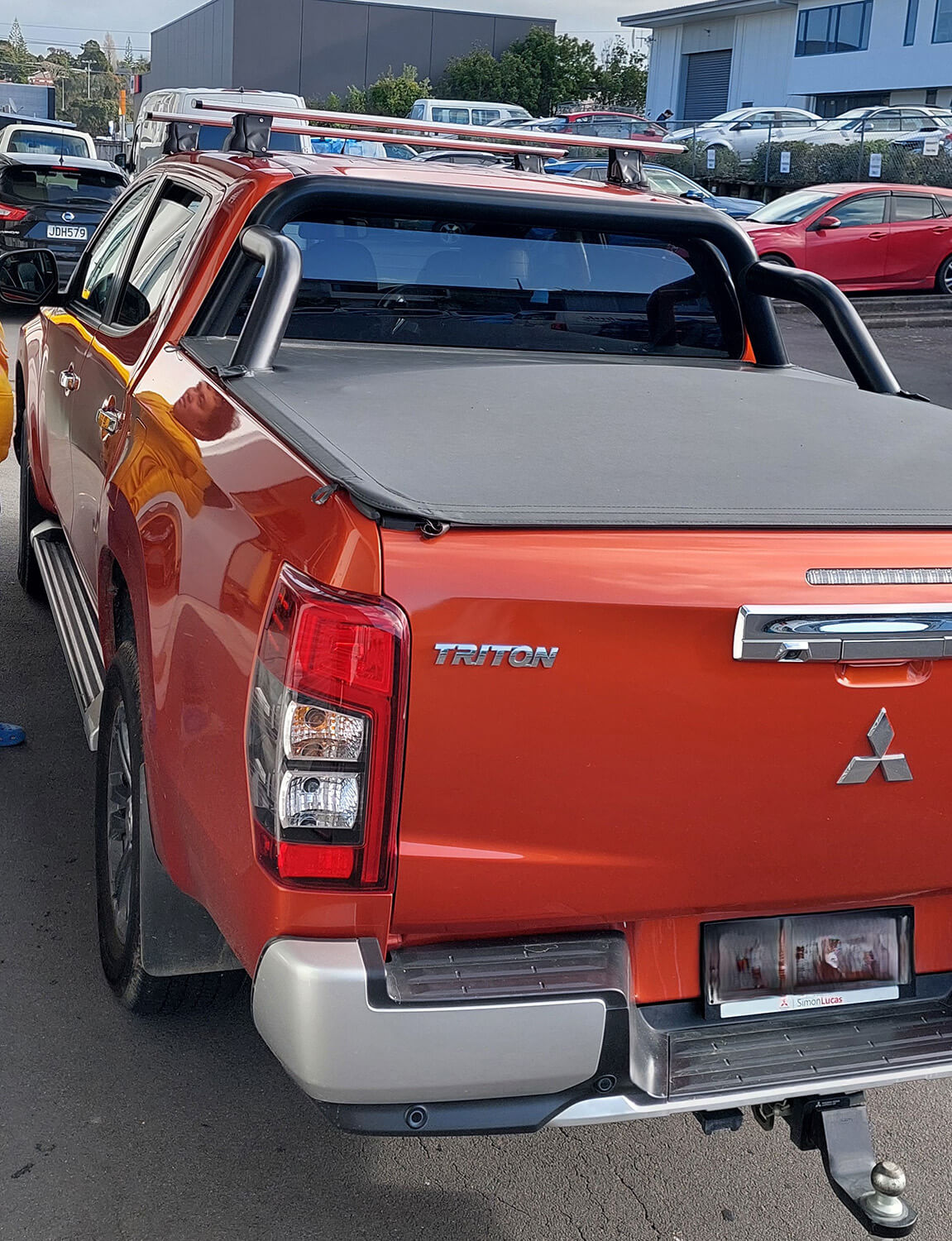 Two bar Mitsubishi triton roof rack
