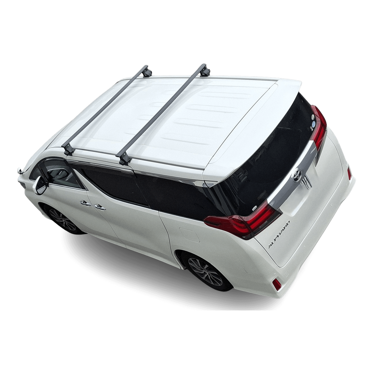 Toyota Alphard roof rack bars 1.5m fitted