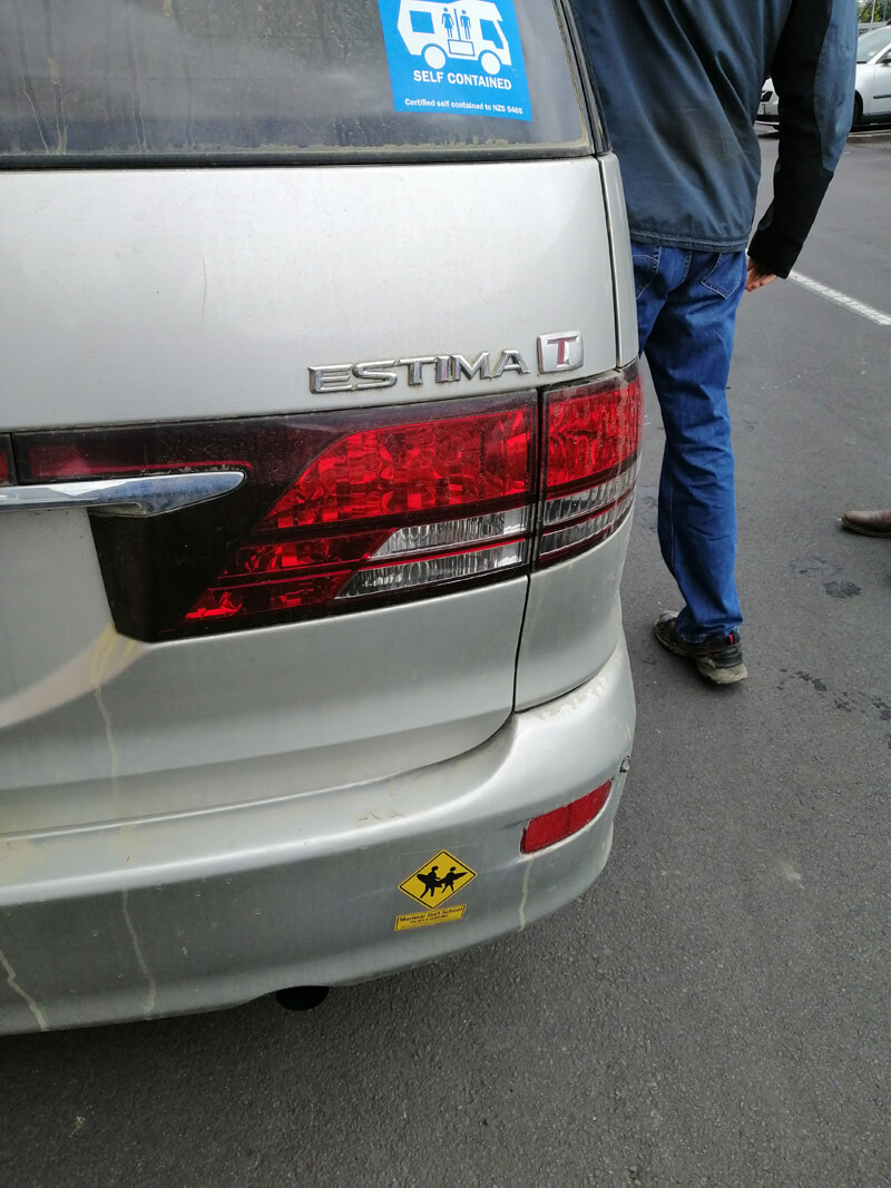 Toyota Estima roof rack