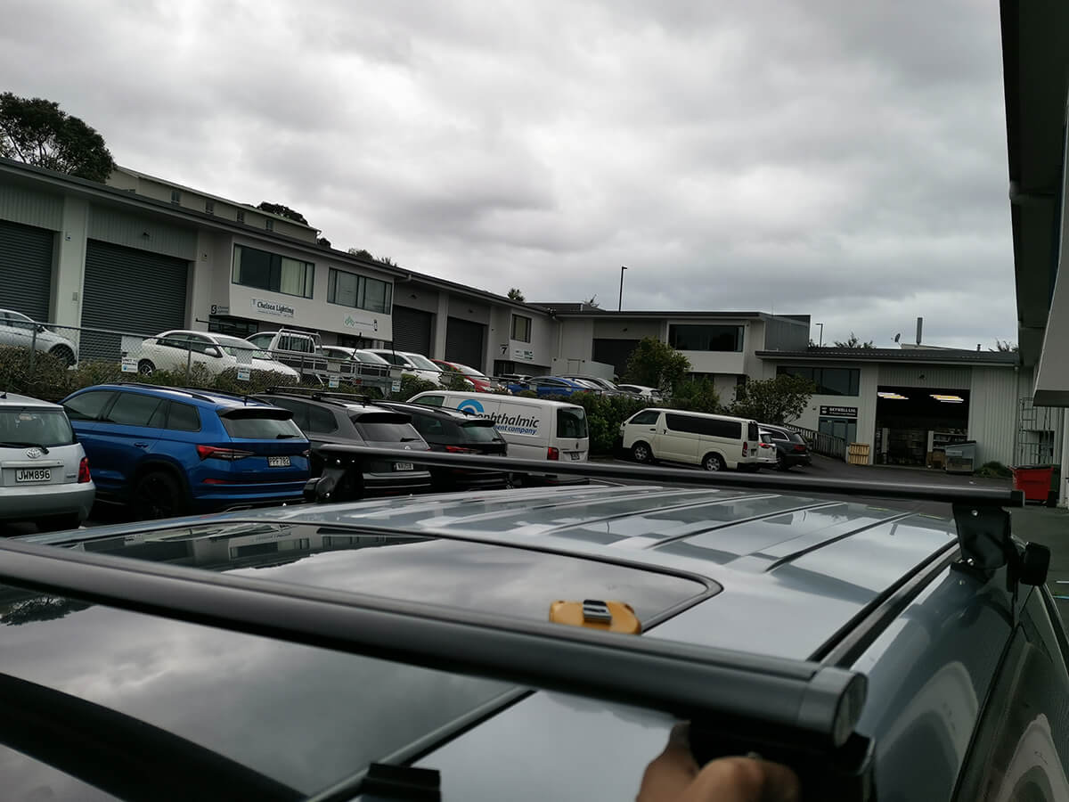 Mitsubishi Pajero roof rack