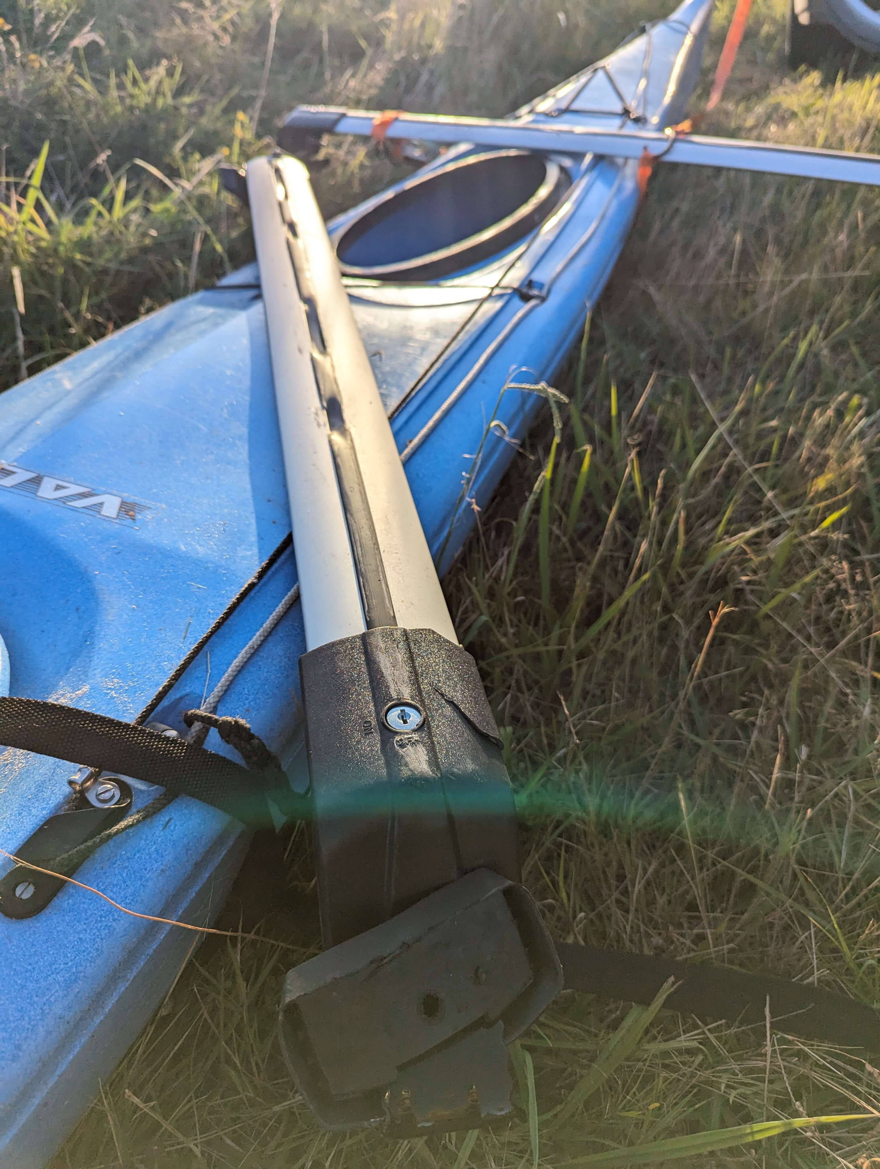 a detached roof rack