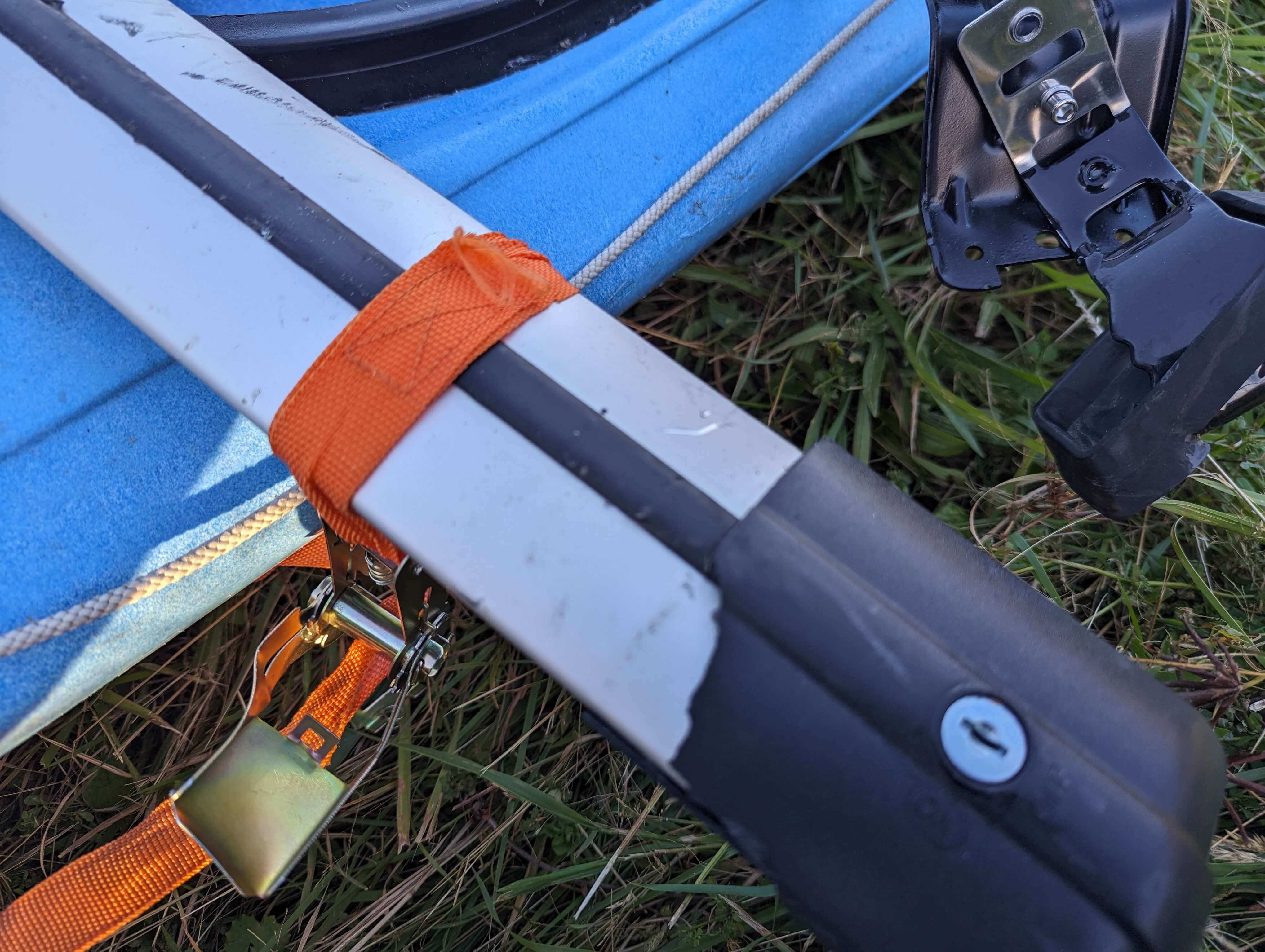 a detached roof rack