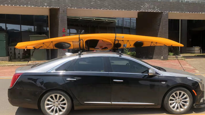 a detached roof rack