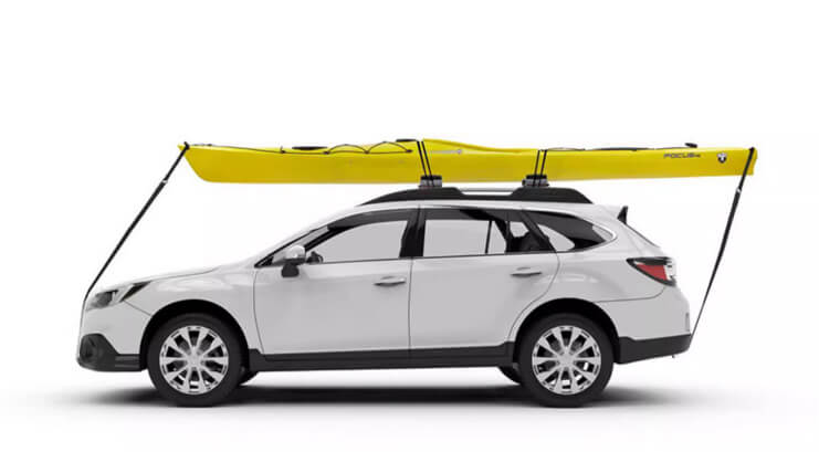 a detached roof rack